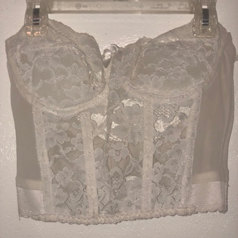 Victoria secret white corset
